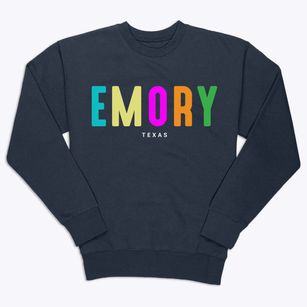 Emory Texas Color Pop Premium Crewneck Sweatshirt