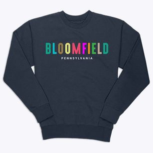 Bloomfield Pennsylvania Color Pop Premium Crewneck Sweatshirt
