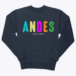 Andes New York Color Pop Premium Crewneck Sweatshirt