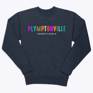 Plymptonville Pennsylvania Color Pop Premium Crewneck Sweatshirt