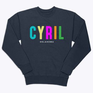 Cyril Oklahoma Color Pop Premium Crewneck Sweatshirt