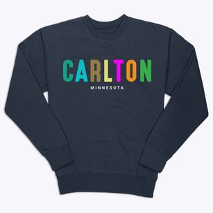Carlton Minnesota Color Pop Premium Crewneck Sweatshirt