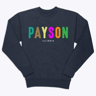 Payson Illinois Color Pop Premium Crewneck Sweatshirt