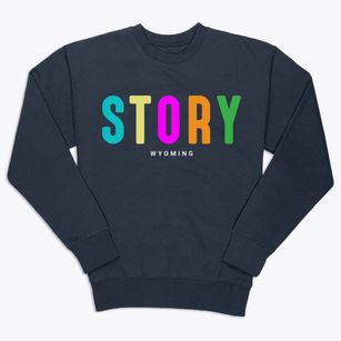 Story Wyoming Color Pop Premium Crewneck Sweatshirt