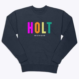 Holt Michigan Color Pop Premium Crewneck Sweatshirt