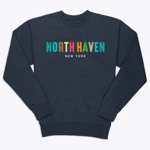 North Haven New York Color Pop Premium Crewneck Sweatshirt