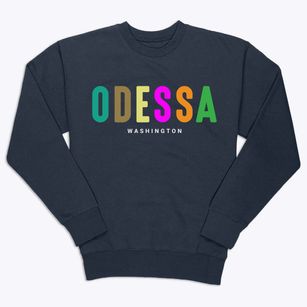 Odessa Washington Color Pop Premium Crewneck Sweatshirt