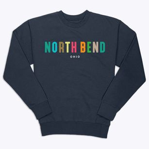 North Bend Ohio Color Pop Premium Crewneck Sweatshirt