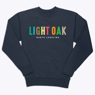 Light Oak North Carolina Color Pop Premium Crewneck Sweatshirt