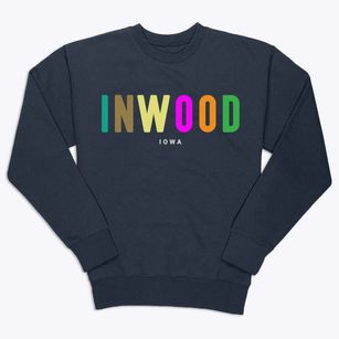 Inwood Iowa Color Pop Premium Crewneck Sweatshirt