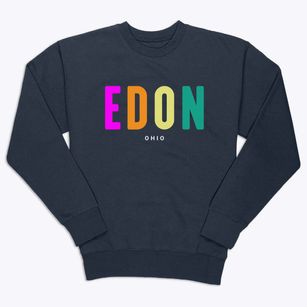 Edon Ohio Color Pop Premium Crewneck Sweatshirt