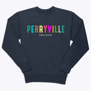 Perryville Kentucky Color Pop Premium Crewneck Sweatshirt