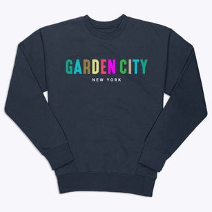 Garden City New York Color Pop Premium Crewneck Sweatshirt