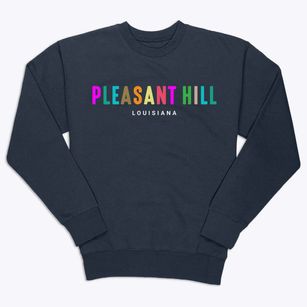 Pleasant Hill Louisiana Color Pop Premium Crewneck Sweatshirt