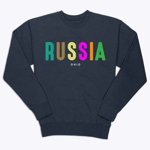 Russia Ohio Color Pop Premium Crewneck Sweatshirt