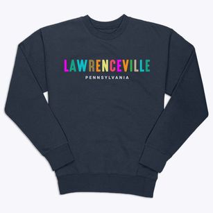 Lawrenceville Pennsylvania Color Pop Premium Crewneck Sweatshirt