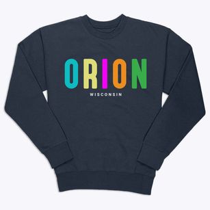 Orion Wisconsin Color Pop Premium Crewneck Sweatshirt