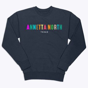 Annetta North Texas Color Pop Premium Crewneck Sweatshirt