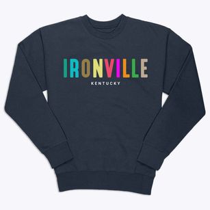 Ironville Kentucky Color Pop Premium Crewneck Sweatshirt