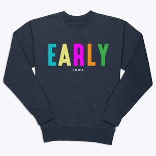 Early Iowa Color Pop Premium Crewneck Sweatshirt