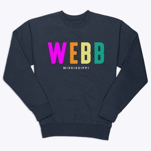 Webb Mississippi Color Pop Premium Crewneck Sweatshirt