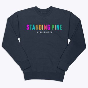 Standing Pine Mississippi Color Pop Premium Crewneck Sweatshirt