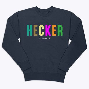 Hecker Illinois Color Pop Premium Crewneck Sweatshirt