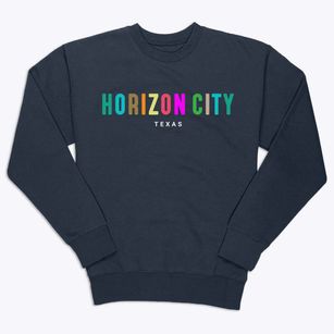 Horizon City Texas Color Pop Premium Crewneck Sweatshirt
