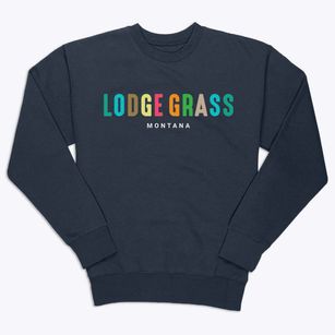 Lodge Grass Montana Color Pop Premium Crewneck Sweatshirt