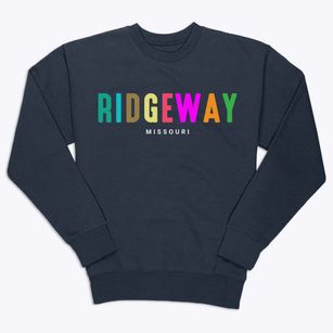 Ridgeway Missouri Color Pop Premium Crewneck Sweatshirt