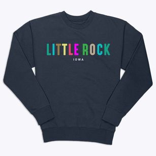 Little Rock Iowa Color Pop Premium Crewneck Sweatshirt
