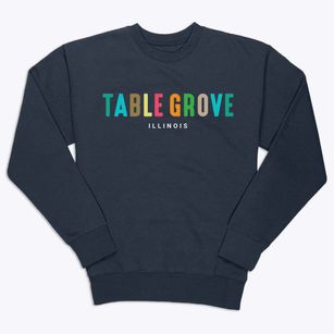 Table Grove Illinois Color Pop Premium Crewneck Sweatshirt