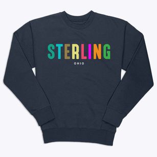 Sterling Ohio Color Pop Premium Crewneck Sweatshirt