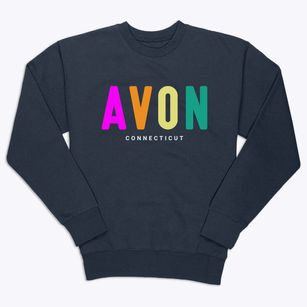 Avon Connecticut Color Pop Premium Crewneck Sweatshirt