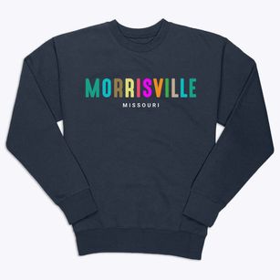 Morrisville Missouri Color Pop Premium Crewneck Sweatshirt