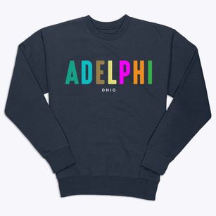 Adelphi Ohio Color Pop Premium Crewneck Sweatshirt