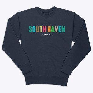 South Haven Kansas Color Pop Premium Crewneck Sweatshirt