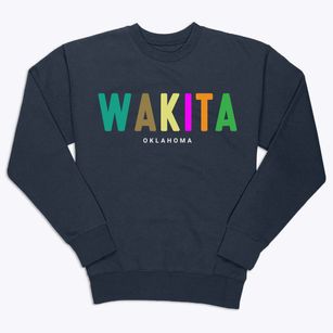 Wakita Oklahoma Color Pop Premium Crewneck Sweatshirt