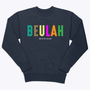 Beulah Michigan Color Pop Premium Crewneck Sweatshirt