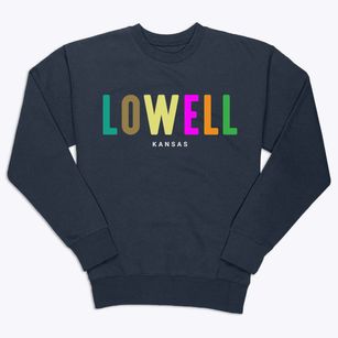 Lowell Kansas Color Pop Premium Crewneck Sweatshirt