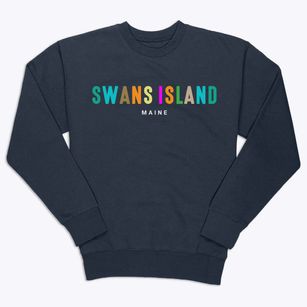 Swans Island Maine Color Pop Premium Crewneck Sweatshirt