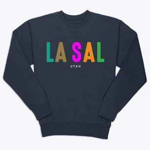 La Sal Utah Color Pop Premium Crewneck Sweatshirt