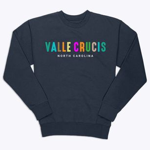 Valle Crucis North Carolina Color Pop Premium Crewneck Sweatshirt