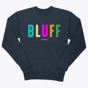 Bluff Utah Color Pop Premium Crewneck Sweatshirt
