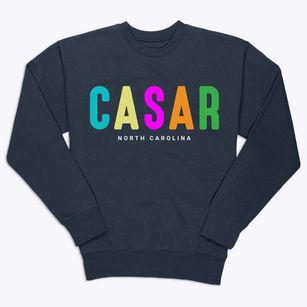 Casar North Carolina Color Pop Premium Crewneck Sweatshirt