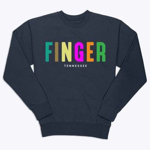 Finger Tennessee Color Pop Premium Crewneck Sweatshirt