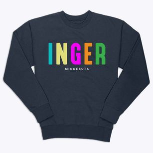 Inger Minnesota Color Pop Premium Crewneck Sweatshirt