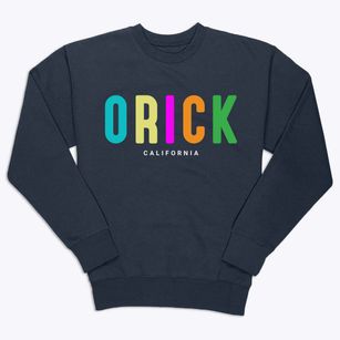 Orick California Color Pop Premium Crewneck Sweatshirt