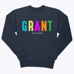 Grant Oklahoma Color Pop Premium Crewneck Sweatshirt