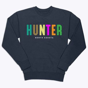 Hunter North Dakota Color Pop Premium Crewneck Sweatshirt